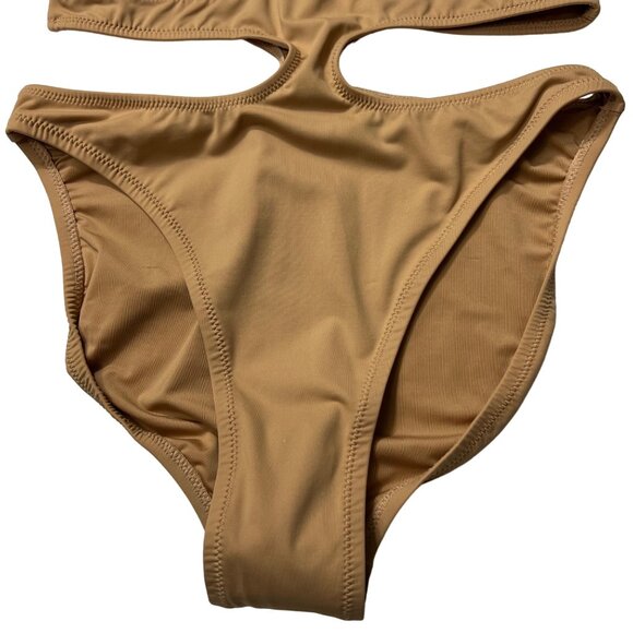 SKIMS Swim Tank Monokini Ochre Womens Small - Picture 6 of 14